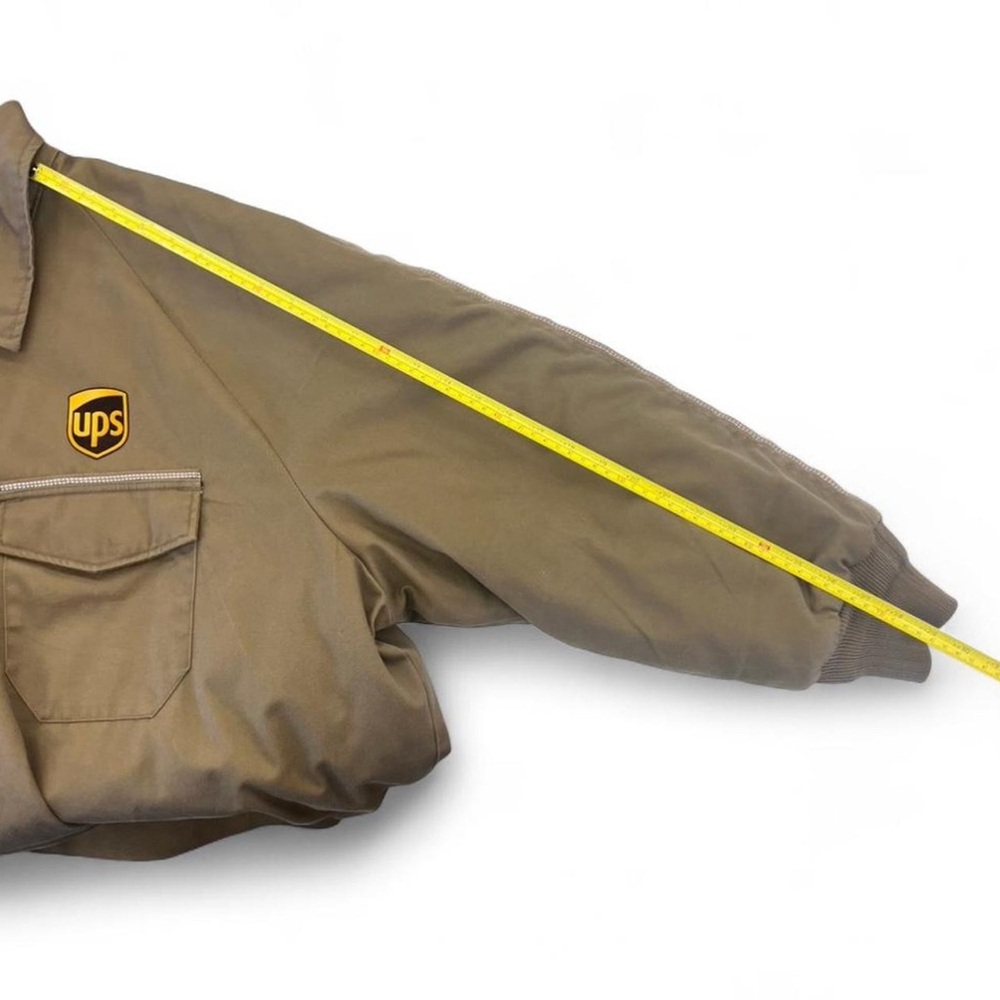 Mens UPS Quilted 1/4 Zip Jacket size XL - Picture 6 of 6